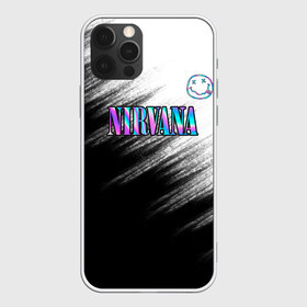 Чехол для iPhone 12 Pro Max с принтом nirvana в городе Новоалтайск, Силикон |  | nirvana | абстракция | брызги | градиент | звук | кино | кобейн | краска | курт | курт кобейн | музыка | неон | нирвана | полосы | потерялся | рок | рок группа | смайлик | текстура | улыбка | черно белое
