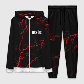 Женский костюм 3D с принтом AC DС в городе Новоалтайск,  |  | ac dc | acdc | back to black | highway to hell | logo | music | rock | айси | айсидиси | диси | лого | логотип | молния | музыка | рок | символ | символика | символы | эйси | эйсидиси