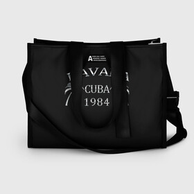 Сумка-шоппер 3D с принтом Havana в городе Новоалтайск, 100% полиэстер | застегивается на металлическую кнопку; внутренний карман застегивается на молнию. Стенки укреплены специальным мягким материалом, чтобы защитить содержимое от несильных ударов
 | 1981 | 1984 | cuba | havana | гавана | закат | куба | пальма | потерялся | прикол | путишествие | путишествия | серебро | че гевара | чегевара | эрнесто