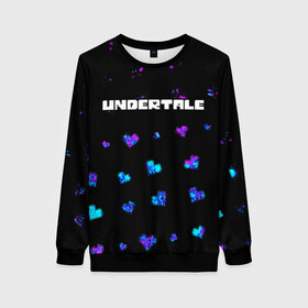 Женский свитшот 3D с принтом UNDERTALE / АНДЕРТЕЙЛ в городе Новоалтайск, 100% полиэстер с мягким внутренним слоем | круглый вырез горловины, мягкая резинка на манжетах и поясе, свободная посадка по фигуре | annoying | asriel | chara | dog | frisk | game | games | logo | papyrus | sans | tale | under | undertale | азриэль | андер | андертейл | игра | игры | лого | логотип | надоедливая | папирус | санс | сердечко | сердце | символ | символы | собака 