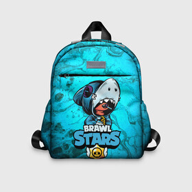 Детский рюкзак 3D с принтом BRAWL STARS LEON SHARK в городе Новоалтайск, 100% полиэстер | лямки с регулируемой длиной, сверху петелька, чтобы рюкзак можно было повесить на вешалку. Основное отделение закрывается на молнию, как и внешний карман. Внутри дополнительный карман. По бокам два дополнительных кармашка | Тематика изображения на принте: brawl | brawl stars | brawlstars | crow | fire | flame | game | leon | loen | phoenix | shark | star | stars | акула | бравл | браво | вода | звезда | звезды | игра | леон | огонь | пламя | стар | старс | феникс