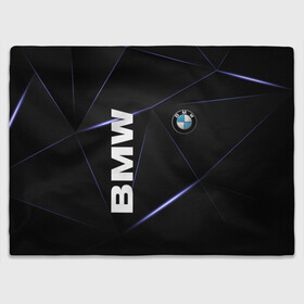 Плед 3D с принтом BMW в городе Новоалтайск, 100% полиэстер | закругленные углы, все края обработаны. Ткань не мнется и не растягивается | bmw | авто | автомобиль | бмв | логотип | марка | машина | надпись | текстура