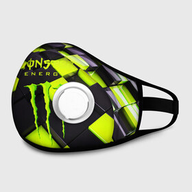 Маска из неопрена с принтом MONSTER ENERGY в городе Новоалтайск, неопрен 100% | Форма огибающая нос. Резинки для ушей с дополнительной резинкой на затылке. Клапан для выдоха для активного дыхания при занятиях спортом. Эластичный материал маски и окантовки для лучшего растяжения и прилегания маски.  | energy | monster energy | кофеин | монстр | монстр энерджи | напиток | таурин | энергетик | энергетический напиток