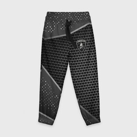 Детские брюки 3D с принтом  Lamborghini в городе Новоалтайск, 100% полиэстер | манжеты по низу, эластичный пояс регулируется шнурком, по бокам два кармана без застежек, внутренняя часть кармана из мелкой сетки | Тематика изображения на принте: aventador | centenario | countach | lamborghini huracan | performante | sian | urus | veneno | ламба | ламборгини | ламборджини | челлендж