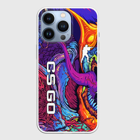 Чехол для iPhone 13 Pro с принтом CS GO в городе Новоалтайск,  |  | Тематика изображения на принте: awp | counter strike | cs go | cs go global offensive | hyper beast | skin cs | team cs | команды cs | скины оружия | скоростной зверь | хайпер бист