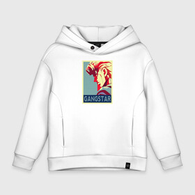 Детское худи Oversize хлопок с принтом Gangstar JoJo different colours в городе Новоалтайск, френч-терри — 70% хлопок, 30% полиэстер. Мягкий теплый начес внутри —100% хлопок | боковые карманы, эластичные манжеты и нижняя кромка, капюшон на магнитной кнопке | anime | jojo | jojo’s bizarre adventure | аниме | анимэ | биззаре адвенчер | джо | джо джо | джоджо | джонатан джостар | дзёсукэ хигасиката | дзётаро кудзё | жожо | игги | кира | лого | манга | невероятные приключения