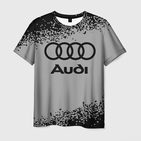 Мужская футболка 3D с принтом AUDI / АУДИ в городе Новоалтайск, 100% полиэфир | прямой крой, круглый вырез горловины, длина до линии бедер | audi | auto | felb | logo | moto | quattro | sport | symbol | авто | автомобильные | ауди | кватро | кольца | лого | логотип | логотипы | марка | мото | символ | спорт | фгвш | шильдик