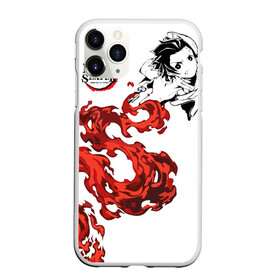 Чехол для iPhone 11 Pro матовый с принтом Клинок рассекающий демонов в городе Новоалтайск, Силикон |  | герой | демон | манга | нэдзуко | они | тандзиро камадо