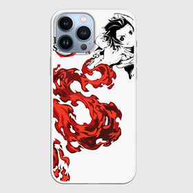 Чехол для iPhone 13 Pro Max с принтом Клинок, рассекающий демонов в городе Новоалтайск,  |  | герой | демон | манга | нэдзуко | они | тандзиро камадо