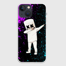 Чехол для iPhone 13 mini с принтом MARSHMELLO в городе Новоалтайск,  |  | dj | marshmello | marshmellow | usa | америка | клуб | клубная музыка | мармело | маршмелло | маршмеллоу | музыка | музыкант