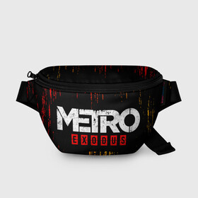 Поясная сумка 3D с принтом METRO EXODUS / МЕТРО ИСХОД в городе Новоалтайск, 100% полиэстер | плотная ткань, ремень с регулируемой длиной, внутри несколько карманов для мелочей, основное отделение и карман с обратной стороны сумки застегиваются на молнию | exodus | game | games | logo | metro | sam | sparta | spartan | игра | игры | исход | лого | логотип | логотипы | метро | символ | символы | спарта | спартанец | сэм | эксодус