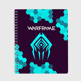 Тетрадь с принтом WARFRAME ВАРФРЕЙМ в городе Новоалтайск, 100% бумага | 48 листов, плотность листов — 60 г/м2, плотность картонной обложки — 250 г/м2. Листы скреплены сбоку удобной пружинной спиралью. Уголки страниц и обложки скругленные. Цвет линий — светло-серый
 | frame | game | games | logo | prime | war | warframe | вар | варфрейм | игра | игры | кува | лого | логотип | логотипы | прайм | символ | символы | фрейм