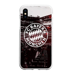 Чехол для iPhone XS Max матовый с принтом FC BAYERN MUNCHEN в городе Новоалтайск, Силикон | Область печати: задняя сторона чехла, без боковых панелей | Тематика изображения на принте: bayer | bayern | munchen | бавария | баер | баерн | байер | байерн | клуб | мюллер | мюнхен | нойер | фк байер | футбольный