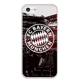 Чехол для iPhone 5/5S матовый с принтом FC BAYERN MUNCHEN в городе Новоалтайск, Силикон | Область печати: задняя сторона чехла, без боковых панелей | bayer | bayern | munchen | бавария | баер | баерн | байер | байерн | клуб | мюллер | мюнхен | нойер | фк байер | футбольный