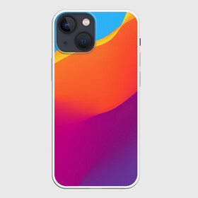 Чехол для iPhone 13 mini с принтом ТЕКСТУРА ГРАДИЕНТА в городе Новоалтайск,  |  | abstract | abstraction | geometry | line | pattern | psy | абстрактный | абстракция | геометрия | краски | линии | неоновые | неоновый | психоделика | текстура