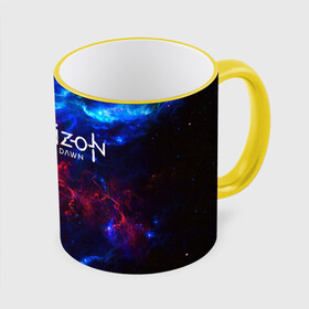 Кружка с полной запечаткой с принтом Horizon Zero Dawn в городе Новоалтайск, керамика | ёмкость 330 мл | aloy | antasy girl | art | artwork | digital art | fantasy | horizon | horizon: zero dawn | landscape | tallneck | warrior fantasy | weapon | zero dawn