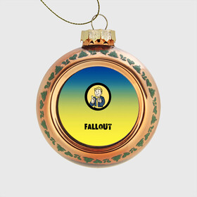 Стеклянный ёлочный шар с принтом Fallout/Фоллаут в городе Новоалтайск, Стекло | Диаметр: 80 мм | boy | fallout | new vegas | nuka cola | апокалипсис | бандиты | вегас | война | градиент | девочкам | детям | игра | логотипы игр | мальчикам | оружие | парни | пистолеты | подростковые | постапокалипсис | убежище