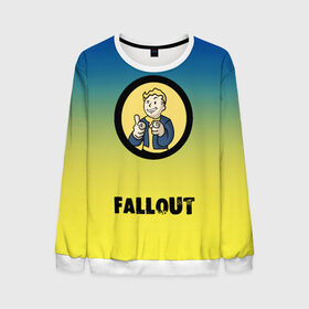 Мужской свитшот 3D с принтом Fallout/Фоллаут в городе Новоалтайск, 100% полиэстер с мягким внутренним слоем | круглый вырез горловины, мягкая резинка на манжетах и поясе, свободная посадка по фигуре | boy | fallout | new vegas | nuka cola | апокалипсис | бандиты | вегас | война | градиент | девочкам | детям | игра | логотипы игр | мальчикам | оружие | парни | пистолеты | подростковые | постапокалипсис | убежище
