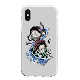 Чехол для iPhone XS Max матовый с принтом Demon slayer в городе Новоалтайск, Силикон | Область печати: задняя сторона чехла, без боковых панелей | demon | kamado | nedzuko | slayer | tanziro | гию | демонов | зеницу | иноске | камадо | клинок | нэдзуко | рассекающий | танджиро | танжиро | танзиро | шинобу