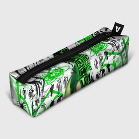 Пенал 3D с принтом Billie Eilish в городе Новоалтайск, 100% полиэстер | плотная ткань, застежка на молнии | автор | автор песен | инди поп | певица | поп | электропоп | эмо поп