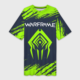 Платье-футболка 3D с принтом WARFRAME   ВАРФРЕЙМ в городе Новоалтайск,  |  | frame | game | games | logo | prime | war | warframe | вар | варфрейм | игра | игры | кува | лого | логотип | логотипы | прайм | символ | символы | фрейм
