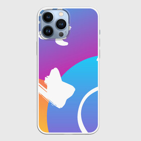 Чехол для iPhone 13 Pro Max с принтом Градация цвета в городе Новоалтайск,  |  | градация | градиент | градиентная | градиентный | зарисовка | пятна | штрихи
