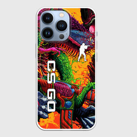 Чехол для iPhone 13 Pro с принтом CS GO в городе Новоалтайск,  |  | Тематика изображения на принте: awp | counter strike | cs go | cs go global offensive | hyper beast | skin cs | team cs | команды cs | скины оружия | скоростной зверь | хайпер бист