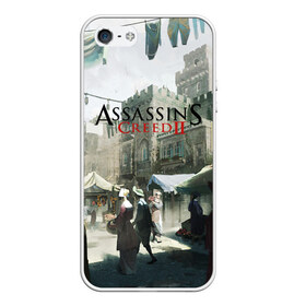 Чехол для iPhone 5/5S матовый с принтом Assassin’s Creed 2 в городе Новоалтайск, Силикон | Область печати: задняя сторона чехла, без боковых панелей | black flag | brotherhood | chronicles | creed | game | origins | revelations | rogue | syndicate | unity | valhalla | альтаир | ассасин | игры | кинжал | пираты