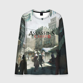 Мужской лонгслив 3D с принтом Assassin’s Creed 2 в городе Новоалтайск, 100% полиэстер | длинные рукава, круглый вырез горловины, полуприлегающий силуэт | black flag | brotherhood | chronicles | creed | game | origins | revelations | rogue | syndicate | unity | valhalla | альтаир | ассасин | игры | кинжал | пираты