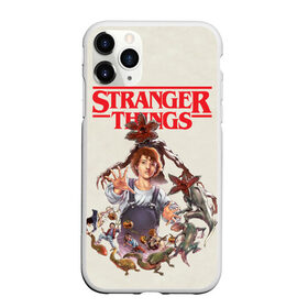 Чехол для iPhone 11 Pro Max матовый с принтом Stranger Things в городе Новоалтайск, Силикон |  | Тематика изображения на принте: 11 | demogorgon | dustin | eleven | jim hopper | lucas | mike | nancy | netflix | steve | will | билли | дастин | демогоргон | джойс | джонатан | дина | загадочные события | лукас | майк | макс | нетфликс | нэнси | оди | одиннадцать