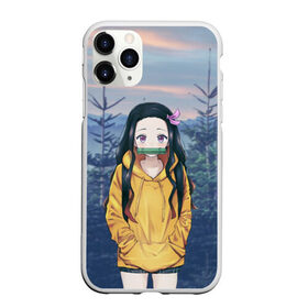 Чехол для iPhone 11 Pro Max матовый с принтом Незуко в городе Новоалтайск, Силикон |  | Тематика изображения на принте: nezuko | аниме | демоны | клинок | лес | незуко камадо