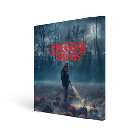 Холст квадратный с принтом Stranger Things в городе Новоалтайск, 100% ПВХ |  | 11 | demogorgon | dustin | eleven | jim hopper | lucas | mike | nancy | netflix | steve | will | билли | дастин | демогоргон | джойс | джонатан | дина | загадочные события | лукас | майк | макс | нетфликс | нэнси | оди | одиннадцать