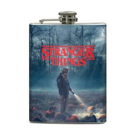 Фляга с принтом Stranger Things в городе Новоалтайск, металлический корпус | емкость 0,22 л, размер 125 х 94 мм. Виниловая наклейка запечатывается полностью | 11 | demogorgon | dustin | eleven | jim hopper | lucas | mike | nancy | netflix | steve | will | билли | дастин | демогоргон | джойс | джонатан | дина | загадочные события | лукас | майк | макс | нетфликс | нэнси | оди | одиннадцать