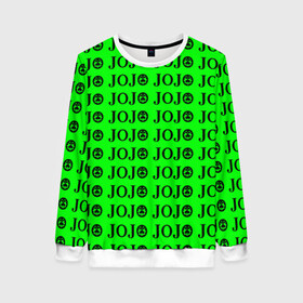 Женский свитшот 3D с принтом JoJo Bizarre Adventure в городе Новоалтайск, 100% полиэстер с мягким внутренним слоем | круглый вырез горловины, мягкая резинка на манжетах и поясе, свободная посадка по фигуре | anime | jojo | jojo’s bizarre adventure | аниме | анимэ | биззаре адвенчер | джо | джо джо | джоджо | джонатан джостар | дзёсукэ хигасиката | дзётаро кудзё | жожо | игги | кира | лого | манга | невероятные приключения