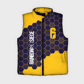 Женский жилет утепленный 3D с принтом RAINBOW SIX SIEGE  РАДУГА 6 в городе Новоалтайск,  |  | clancy | logo | rainbow | siege | six | tom | знак | игра | игры | лого | логотип | логотипы | осада | радуга | радуга 6 | радуга6 | рэйнбоу | символ | символы | шесть