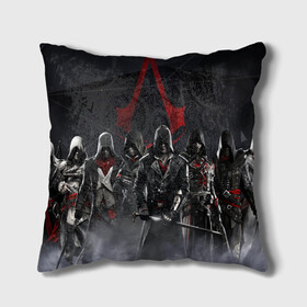 Подушка 3D с принтом Assassin’s Creed Syndicate в городе Новоалтайск, наволочка – 100% полиэстер, наполнитель – холлофайбер (легкий наполнитель, не вызывает аллергию). | состоит из подушки и наволочки. Наволочка на молнии, легко снимается для стирки | Тематика изображения на принте: black flag | brotherhood | chronicles | creed | game | origins | revelations | rogue | syndicate | unity | valhalla | альтаир | ассасин | игры | кинжал | пираты