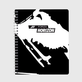 Тетрадь с принтом Forza Horizon в городе Новоалтайск, 100% бумага | 48 листов, плотность листов — 60 г/м2, плотность картонной обложки — 250 г/м2. Листы скреплены сбоку удобной пружинной спиралью. Уголки страниц и обложки скругленные. Цвет линий — светло-серый
 | fh4 | forza | games | horizon | playground | авто | гонки | горизонт | машины | сила | фестиваль | форза | хоризон
