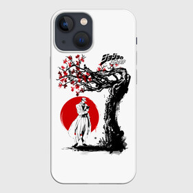 Чехол для iPhone 13 mini с принтом Дзётаро сакура в городе Новоалтайск,  |  | anime | jojo | jojo’s bizarre adventure | аниме | анимэ | биззаре адвенчер | джо | джо джо | джоджо | джонатан джостар | дзёсукэ хигасиката | дзётаро кудзё | жожо | игги | кира | лого | манга | невероятные приключения