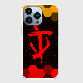 Чехол для iPhone 13 Pro с принтом DOOM   ДУМ в городе Новоалтайск,  |  | Тематика изображения на принте: bfg | brutal | doom | eternal | ethernal | game | games | logo | дум | игра | игры | лого | логотип | логотипы | символ | символы | этернал