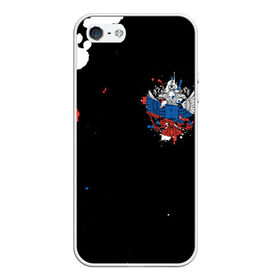 Чехол для iPhone 5/5S матовый с принтом Герб в городе Новоалтайск, Силикон | Область печати: задняя сторона чехла, без боковых панелей | герб | герб россии | двуглавый | двуглавый орел | двухглавый | защитник | орел | отечества | отечество | патриот | патриотизм | родина | российская федерация | российский | россия | символ