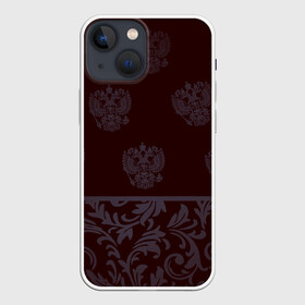 Чехол для iPhone 13 mini с принтом Герб в городе Новоалтайск,  |  | герб | герб россии | двуглавый | двуглавый орел | двухглавый | защитник | орел | отечества | отечество | патриот | патриотизм | родина | российская федерация | российский | россия | символ