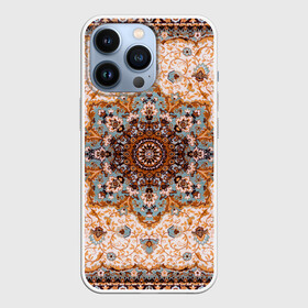Чехол для iPhone 13 Pro с принтом Старый ковер в городе Новоалтайск,  |  | 90 е | 90е | бабушкин | бабушкин ковер | девяностые | ковер | ковер на стене | коврик | кружево | мягкий | орнамент | палас | пол | старый ковер | текстуры | узор | цветочки | цветы
