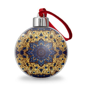 Ёлочный шар с принтом Золотой ковер в городе Новоалтайск, Пластик | Диаметр: 77 мм | 90 е | 90е | бабушкин | бабушкин ковер | девяностые | ковер | ковер на стене | коврик | кружево | мягкий | орнамент | палас | пол | старый ковер | текстуры | узор | цветочки | цветы