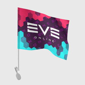 Флаг для автомобиля с принтом EVE ONLINE / ИВ ОНЛАЙН в городе Новоалтайск, 100% полиэстер | Размер: 30*21 см | echo | echoes | eve | game | games | logo | online | space | ев онлайн | ев эхо | еве | ив онлайн | ив эхо | игра | игры | космос | лого | логотип | логотипы | онлайн | символ | символы | эхо | эхос