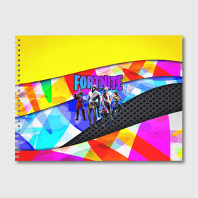 Альбом для рисования с принтом FORTNITE NEW SEASON 2020 в городе Новоалтайск, 100% бумага
 | матовая бумага, плотность 200 мг. | Тематика изображения на принте: 2019 | battle royale | chapter 2 | epic games | fortnite | game | season x | zombie | зомби | фортнайт