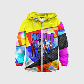 Детская ветровка 3D с принтом FORTNITE NEW SEASON 2020 в городе Новоалтайск, 100% полиэстер | подол и капюшон оформлены резинкой с фиксаторами, по бокам два кармана без застежек, один потайной карман на груди | Тематика изображения на принте: 2019 | battle royale | chapter 2 | epic games | fortnite | game | season x | zombie | зомби | фортнайт