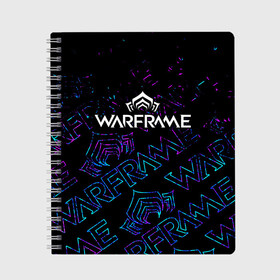 Тетрадь с принтом WARFRAME ВАРФРЕЙМ в городе Новоалтайск, 100% бумага | 48 листов, плотность листов — 60 г/м2, плотность картонной обложки — 250 г/м2. Листы скреплены сбоку удобной пружинной спиралью. Уголки страниц и обложки скругленные. Цвет линий — светло-серый
 | frame | game | games | logo | prime | war | warframe | вар | варфрейм | игра | игры | кува | лого | логотип | логотипы | прайм | символ | символы | фрейм