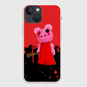 Чехол для iPhone 13 mini с принтом ROBLOX PIGGY   СВИНКА ПИГГИ в городе Новоалтайск,  |  | pig | piggy | roblox | игра | компьютерная игра | логотип | онлайн | онлайн игра | пигги | поросенок | роблакс | роблокс | свинка | свинья