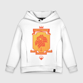 Детское худи Oversize хлопок с принтом Gryffindor в городе Новоалтайск, френч-терри — 70% хлопок, 30% полиэстер. Мягкий теплый начес внутри —100% хлопок | боковые карманы, эластичные манжеты и нижняя кромка, капюшон на магнитной кнопке | Тематика изображения на принте: gryffindor | harry potter | vdzabma | гарри поттер | гриффиндор