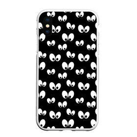 Чехол для iPhone XS Max матовый с принтом Глазки в темноте в городе Новоалтайск, Силикон | Область печати: задняя сторона чехла, без боковых панелей | Тематика изображения на принте: baby | cartoon | cute | halloween | kawaii | lol | аниме | анимешный | бабочки | взгляд | глаза | детям | дисней | кавайный | летучие мыши | малыш | милый | мистика | мультяшный | ночные | ночь | няшный | паттерн | привидение